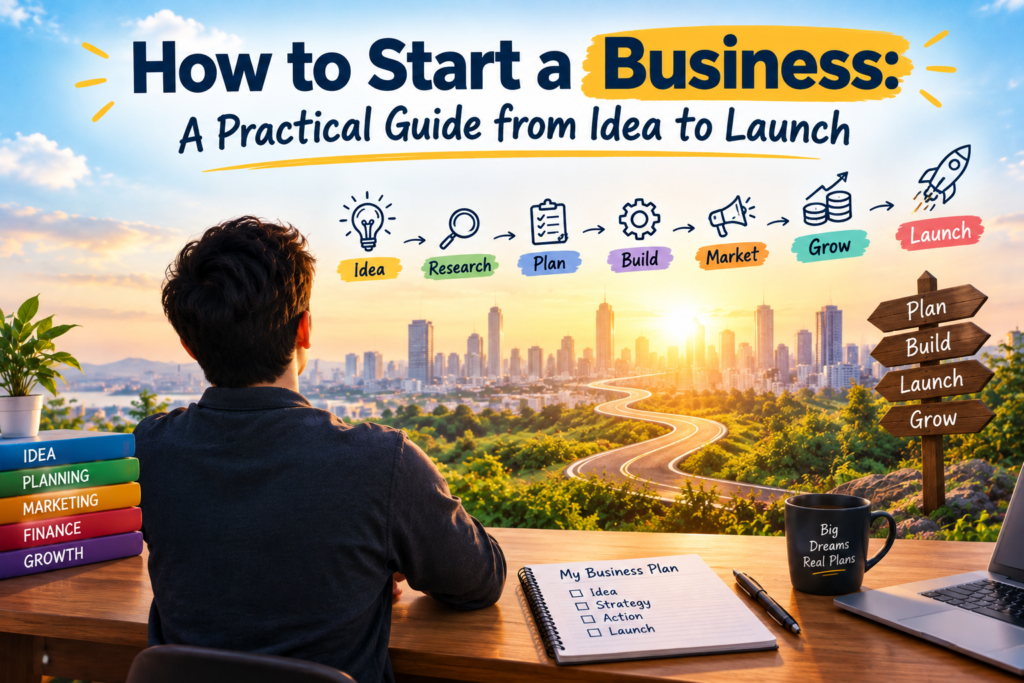 How to start a business from idea to launch